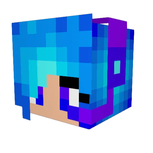 LavaCrusher77 Minecraft avatar head, 3D render