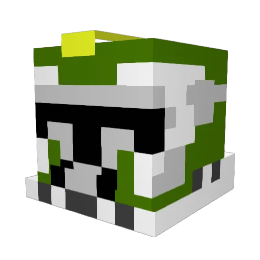 LavaFox_4018 Minecraft avatar head, 3D render