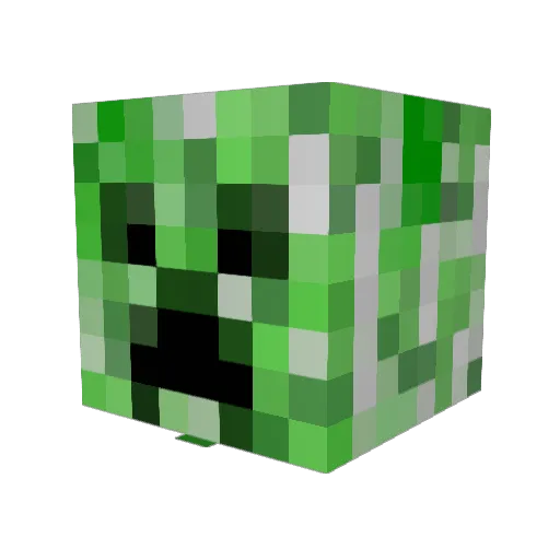 LavaKyra Minecraft avatar head, 3D render