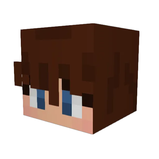 LavaMunster Minecraft avatar head, 3D render