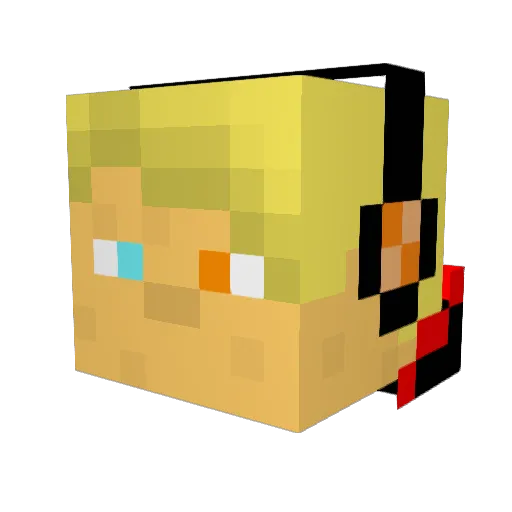 Lava_Boy23 Minecraft avatar head, 3D render