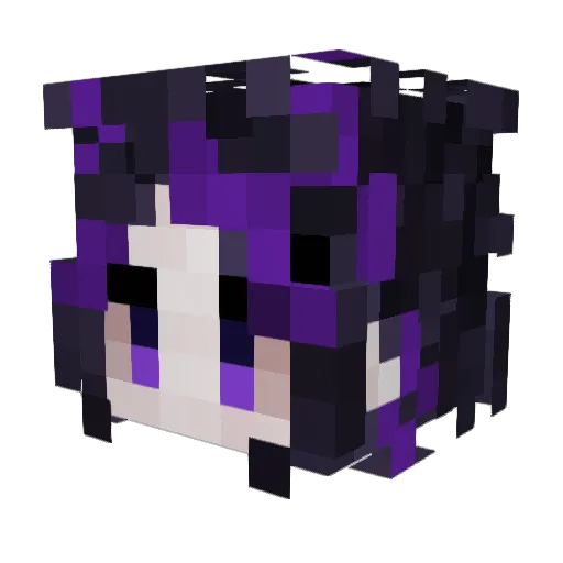 Lava_Caveman Minecraft avatar head, 3D render