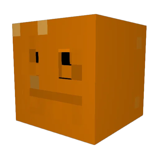Lava_Daishi Minecraft avatar head, 3D render