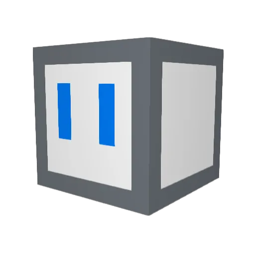 Lavacast_ Minecraft avatar head, 3D render