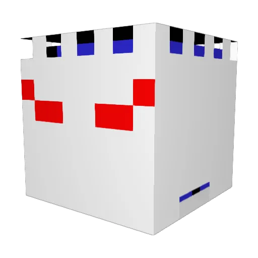 Lavadragon9 Minecraft avatar head, 3D render