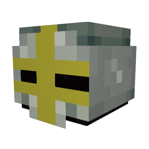 Lavajones Minecraft avatar head, 3D render