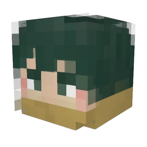 Lavander_Skies Minecraft avatar head, 3D render