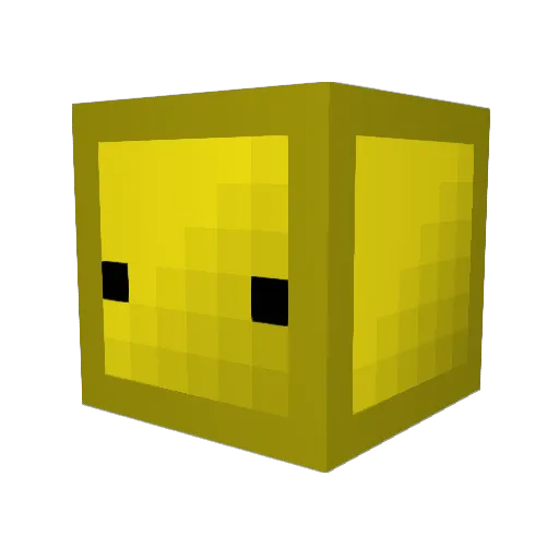 Lavaskajunkie Minecraft avatar head, 3D render