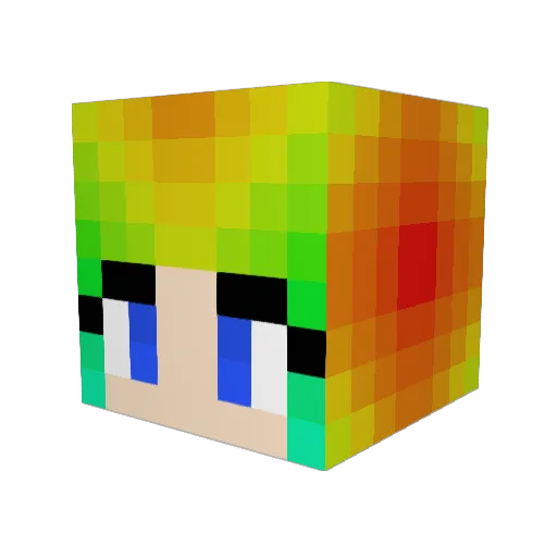 LavenderLily23 Minecraft avatar head, 3D render
