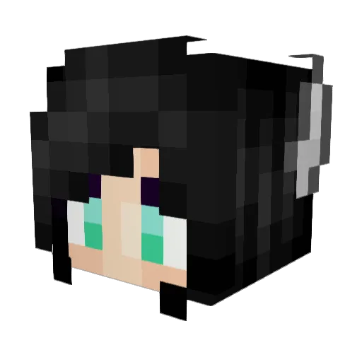 LavenderMoon21 Minecraft avatar head, 3D render
