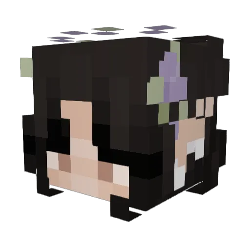 LavenderWisp Minecraft avatar head, 3D render