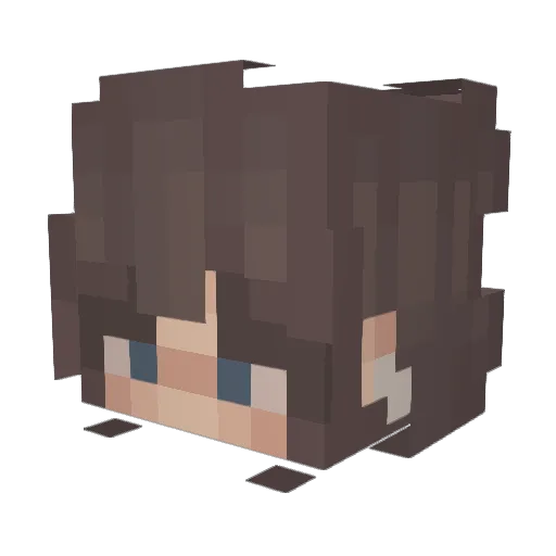 Lavender_thunder Minecraft avatar head, 3D render
