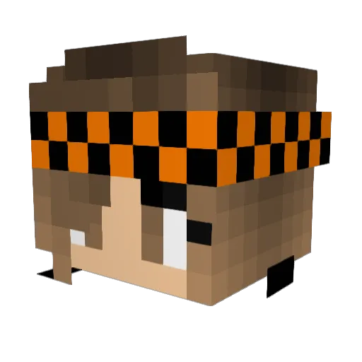 Lavertu101 Minecraft avatar head, 3D render