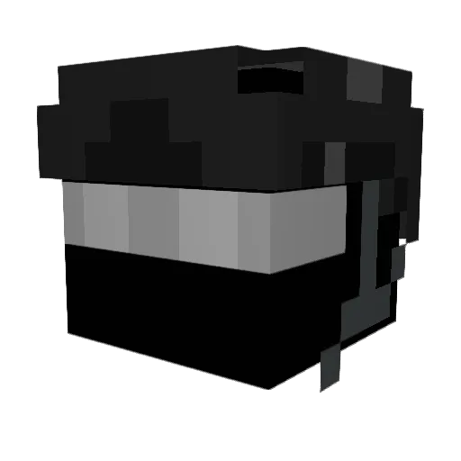 Lavetissene Minecraft avatar head, 3D render