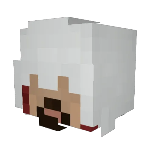LavishWESLEY Minecraft avatar head, 3D render