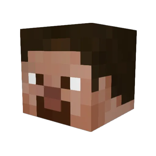 Lavko79 Minecraft avatar head, 3D render