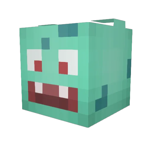 Lavo57 Minecraft avatar head, 3D render