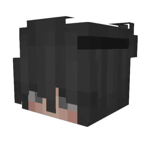 Lavraa Minecraft avatar head, 3D render