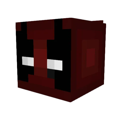 Law524 Minecraft avatar head, 3D render