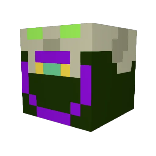 LawaC Minecraft avatar head, 3D render