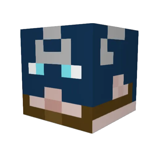 Lawdogg67 Minecraft avatar head, 3D render