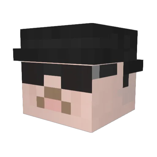 Lawful106 Minecraft avatar head, 3D render