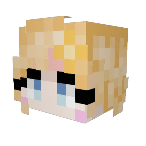 Lawrence0915 Minecraft avatar head, 3D render