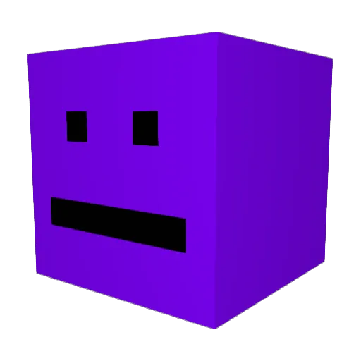 LawrenciumB Minecraft avatar head, 3D render