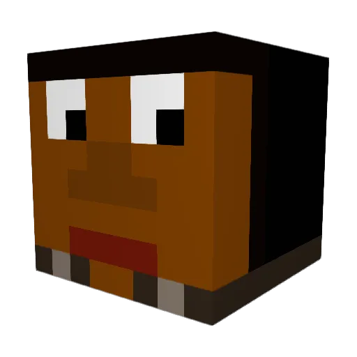 Lawson69 Minecraft avatar head, 3D render