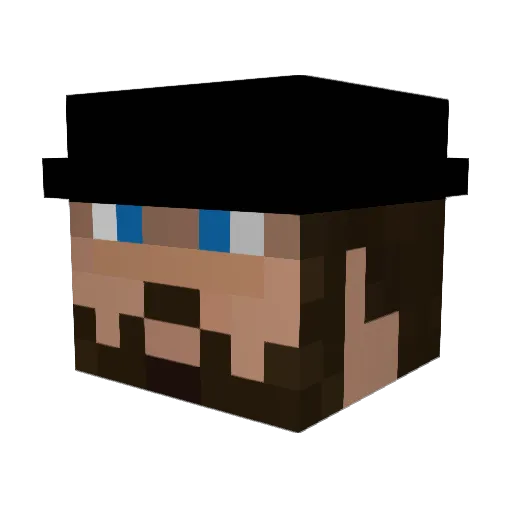 LawstDragon Minecraft avatar head, 3D render