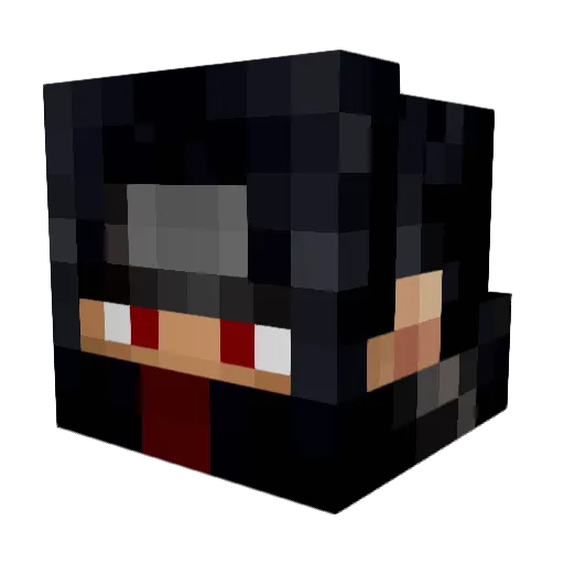 Lawuy02 Minecraft avatar head, 3D render