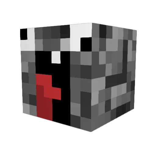 LaxBax Minecraft avatar head, 3D render