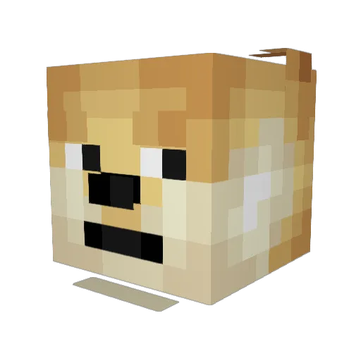 Lax_Beast_1137 Minecraft avatar head, 3D render