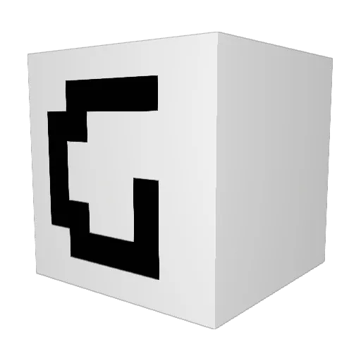 Laxdn Minecraft avatar head, 3D render