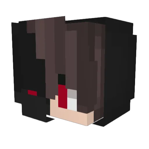 Laxor99 Minecraft avatar head, 3D render