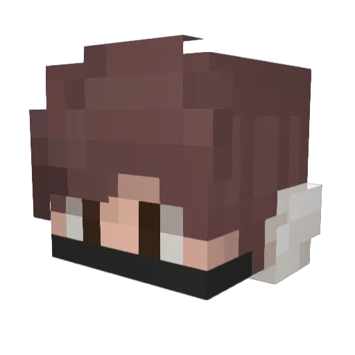 Laxy_xd12 Minecraft avatar head, 3D render