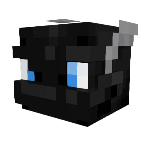LayDeDeadpool Minecraft avatar head, 3D render