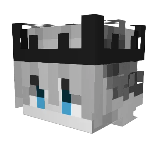 Lay_Appy Minecraft avatar head, 3D render