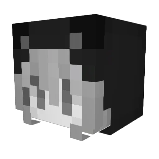 LayersSky Minecraft avatar head, 3D render