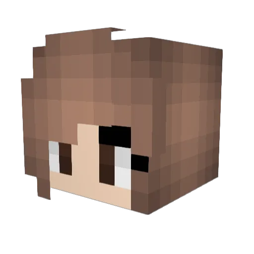 LaylaBeeee Minecraft avatar head, 3D render