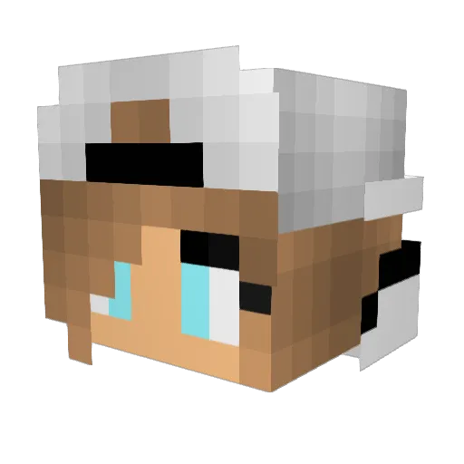 Layla_2015 Minecraft avatar head, 3D render