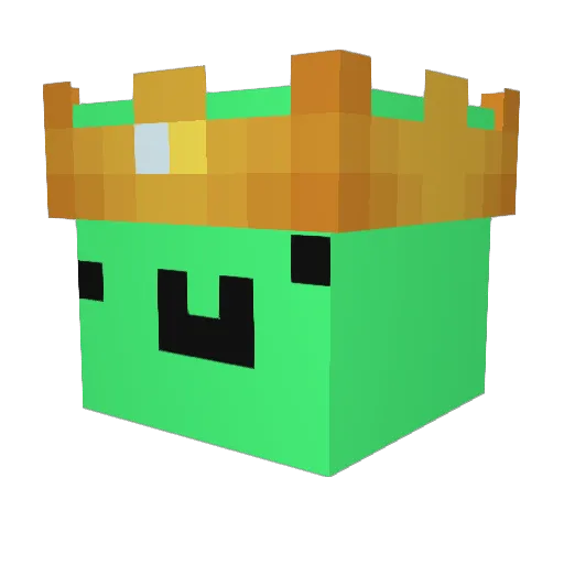Laynarose96 Minecraft avatar head, 3D render