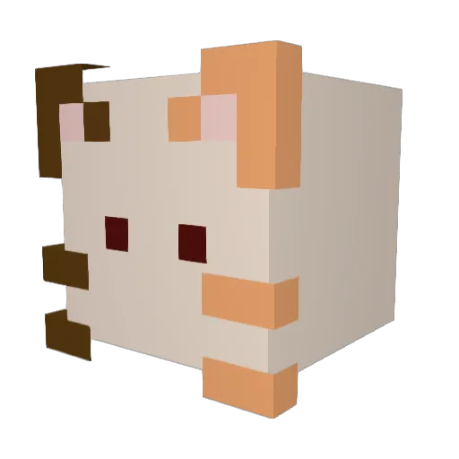 Layne_mp4 Minecraft avatar head, 3D render