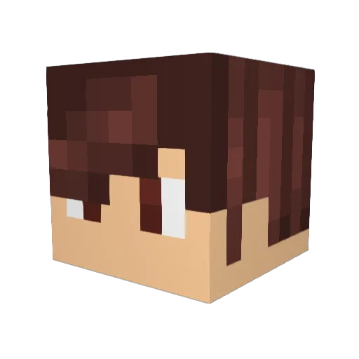 LayoutYB Minecraft avatar head, 3D render