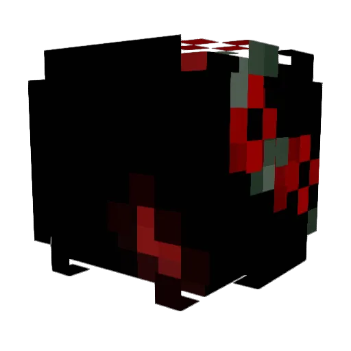 LaypDT Minecraft avatar head, 3D render