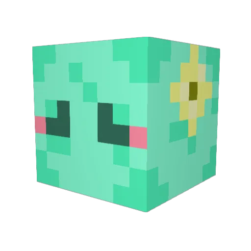 LaysChiips Minecraft avatar head, 3D render