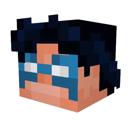 LaysStax Minecraft avatar head, 3D render