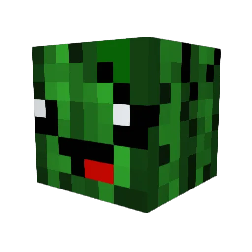 Lays_XD Minecraft avatar head, 3D render