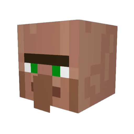 Layss_BBQ Minecraft avatar head, 3D render