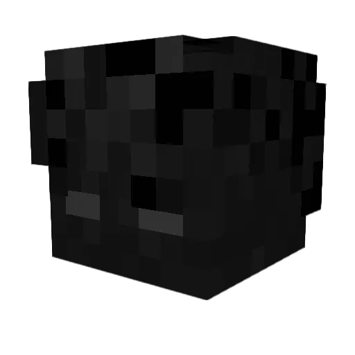 Laytcn Minecraft avatar head, 3D render